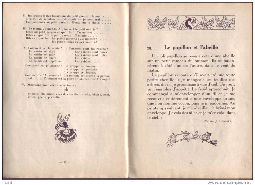 Mon Livre De Français - 2ème Année D´étude Par L. Jeunehomme Et G. Collette - 6-12 Jahre