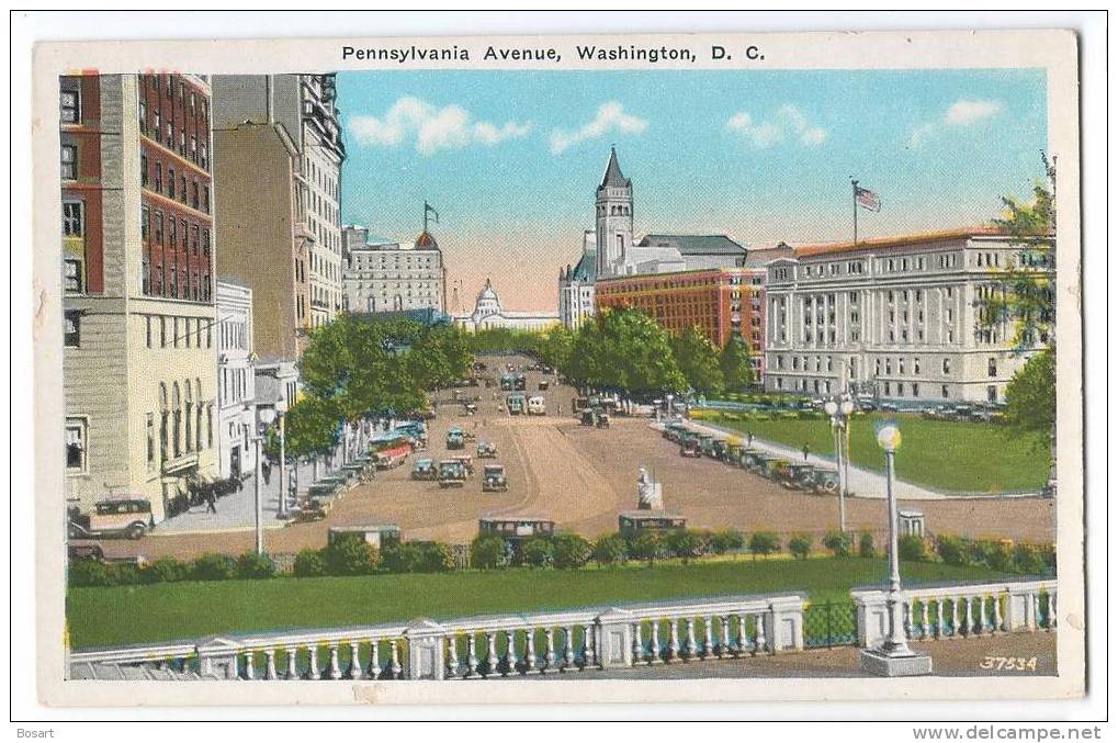 CPA Etats Unis- Pennsylvania Avenue. Washington.D.C. N°37534 B.S.Reynolds Co. - Altri & Non Classificati