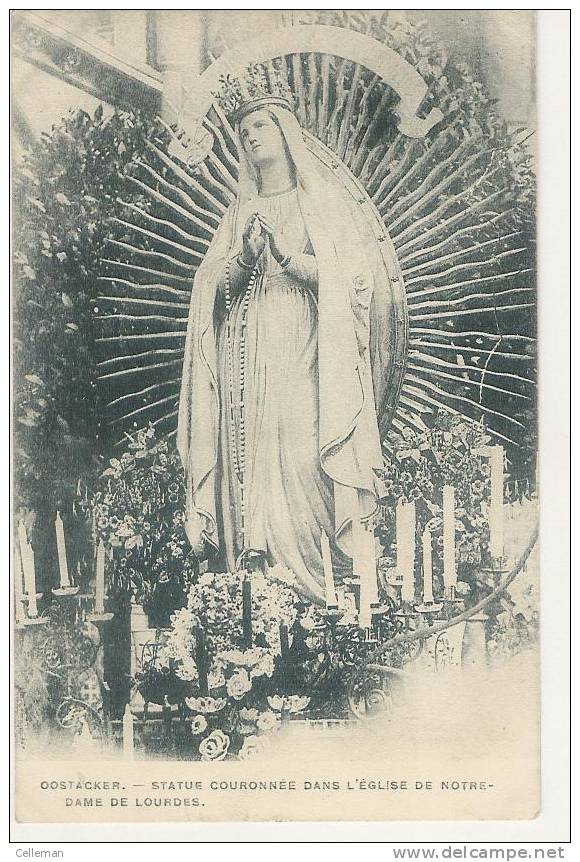 Oostakker Eglise N.d De Lourdes Statue (f041) - Other & Unclassified