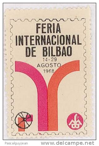 VIGNETTE FERIA INTERNACIONAL DE BILBAO 1968 - Andere & Zonder Classificatie