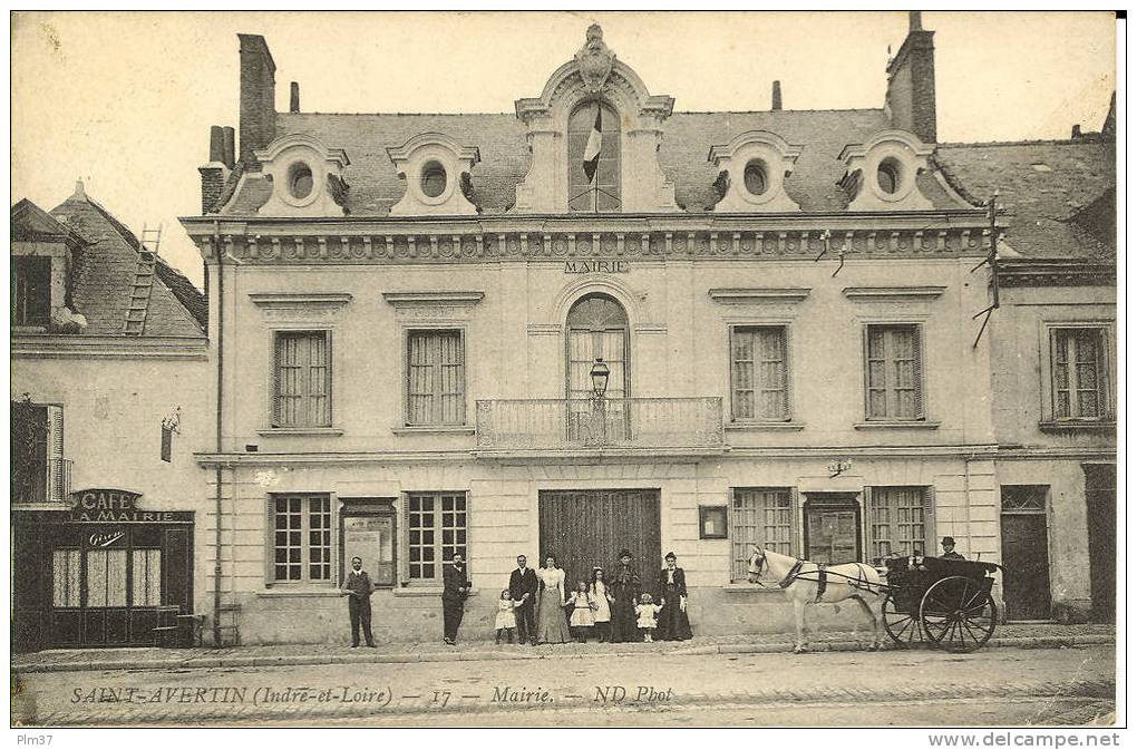 SAINT AVERTIN - La Mairie - Voy. 1907? - Saint-Avertin