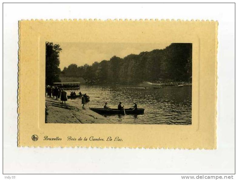 -  BRUXELLES . BOIS DE LA CAMBRE . LE LAC . - Parks, Gärten