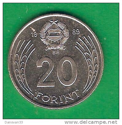 20  Forint   HONGRIE  1989  (PRIX FIXE)        (DN26) - Hongrie