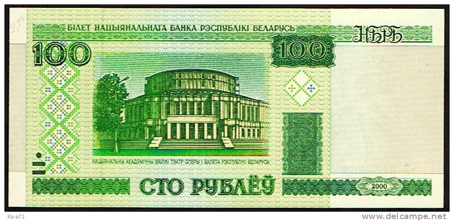 100  Rublei  "BIELORUSSIE"  2000     UNC    Ro 7 - Belarus