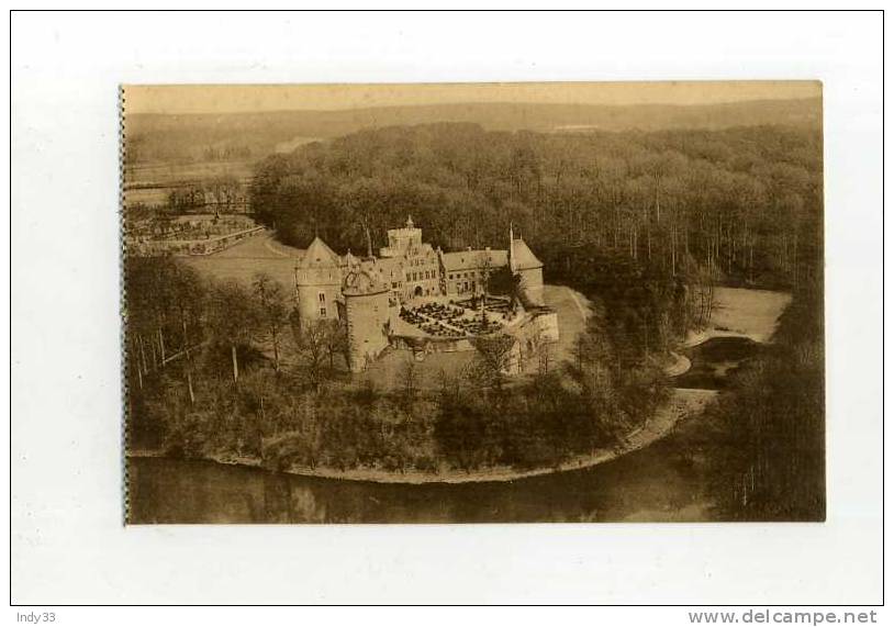 -  BELGIQUE . BRABANT FLAMAND . LENNIK CHÂTEAU DE GAESBEEK LEZ-BRUXELLES . VUE AERIENNE - Lennik