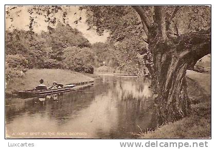 A QUIET SPOT ON THE RIVER  . BEDFORD. - Bedford