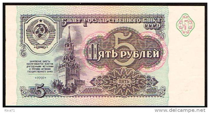 5 Rubles         "RUSSIE"     1991    UNC      Bc123 - Russia