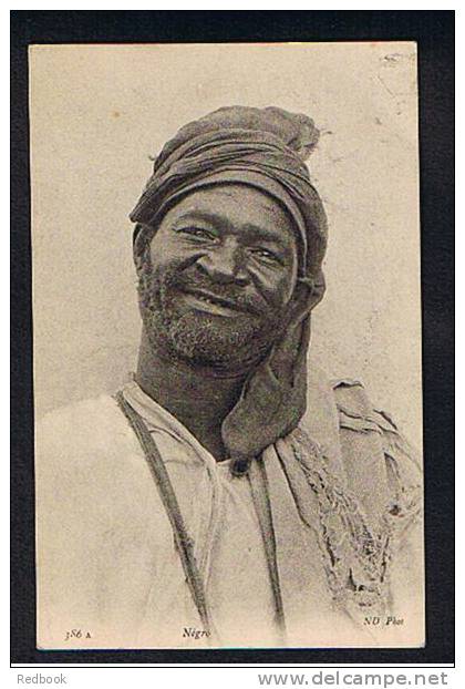Super Image Early Ethnic "Negro" Postcard - Ref 304 - Unclassified