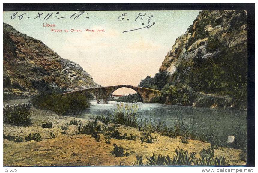 LIBAN - River - Pont - Libano