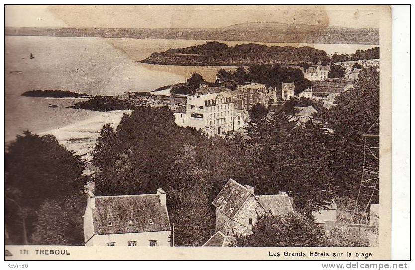 29 TREBOUL Les Grands Hôtels Sur La Plage - Tréboul