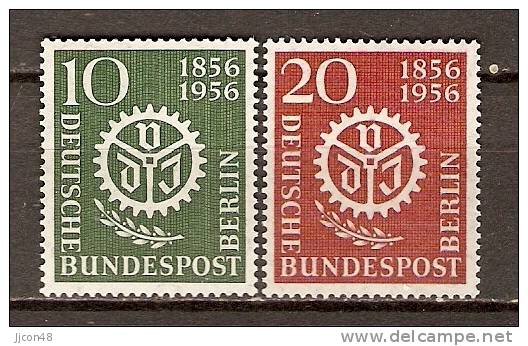 Germany (Berlin) 1956 Verein Deutscher Ingenieure (Vdl)  (**) Mi.138-139 - Ongebruikt