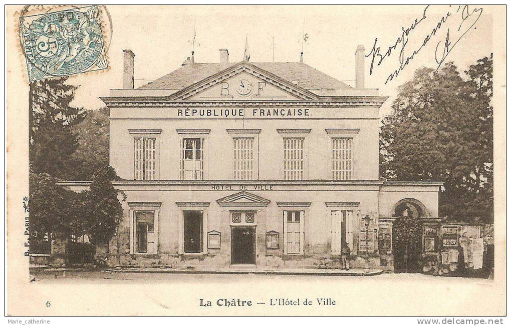 36 LA CHATRE L HOTEL DE VILLE - La Chatre
