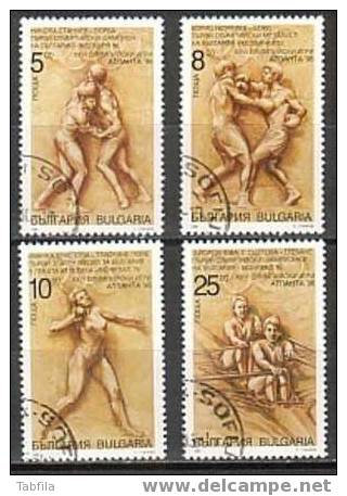 BULGARIA / BULGARIE - 1996 - Jeux Olimpiques D´Atlanta´96 - 4v Obl. - Used Stamps