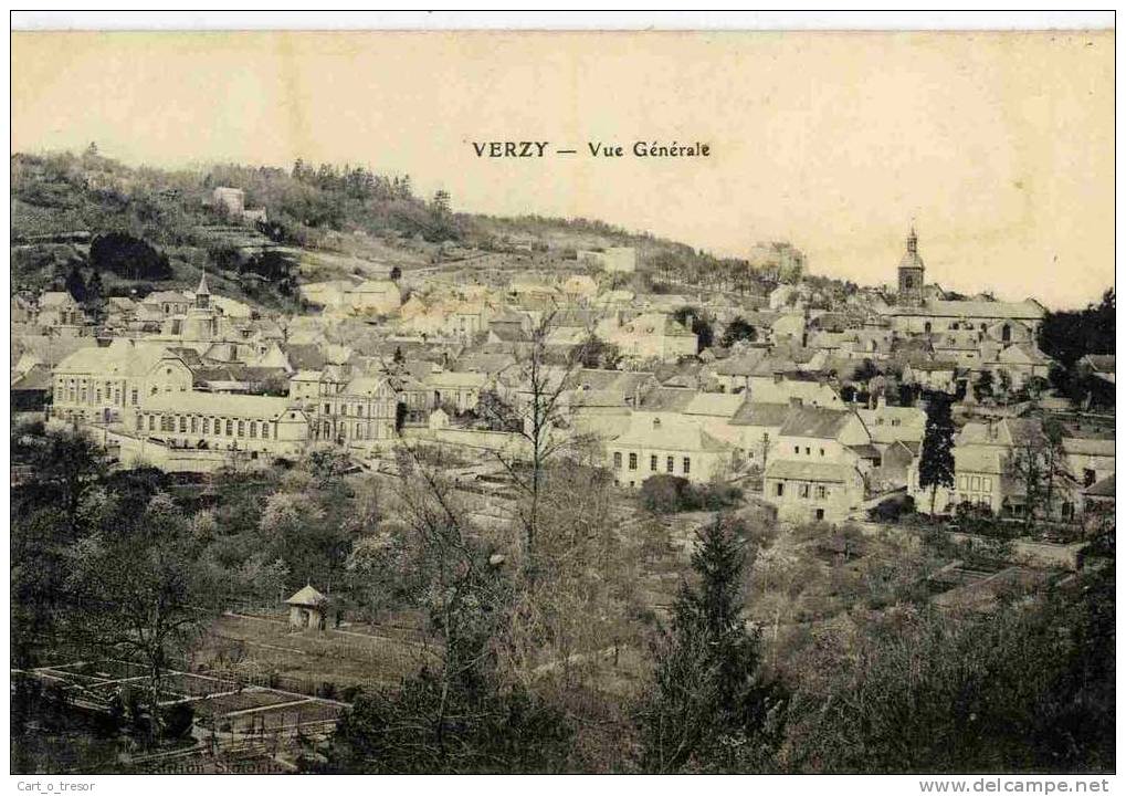 CPA 51 VERZY. VUE GENERALE. TBE - Verzy