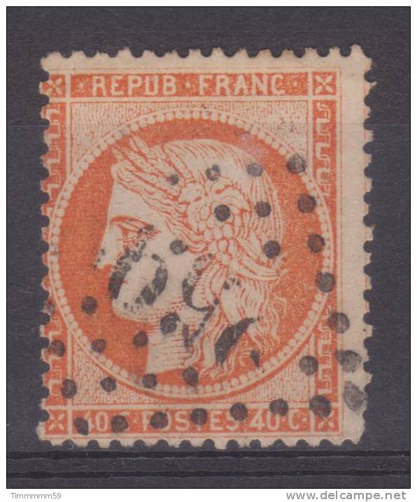 Lot N°7613  N38 Orange, Oblit GC 259 AVESNE-S-HELPE (57) - 1870 Beleg Van Parijs