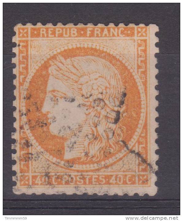 Lot N°7614  N38 Orange, Oblit GC - 1870 Siege Of Paris