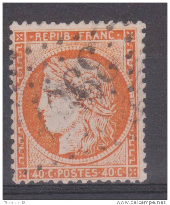 Lot N°7619  N38 Orange, Oblit GC 3987 TOURCOING (57) - 1870 Beleg Van Parijs