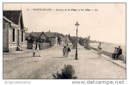 Chatelaillon     17      Avenue De La Plage.Les Villas    (voir Scan) - Châtelaillon-Plage
