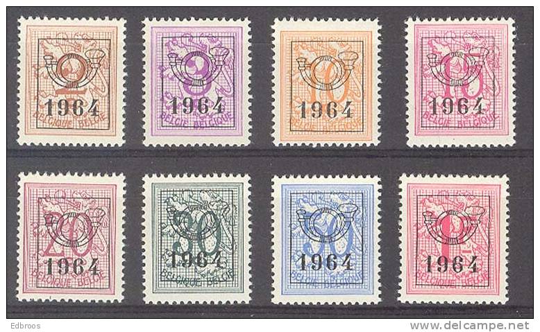 België/Belgique  Preo  Serie 57 Zonder/sans N° V 753-755-756  XX  Aan/à 20 %. - Typo Precancels 1951-80 (Figure On Lion)