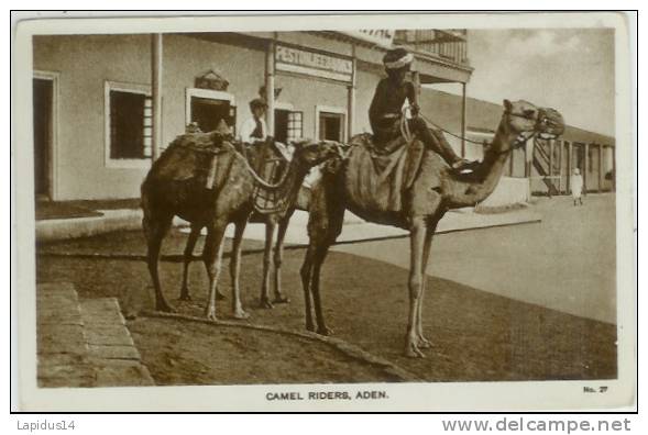 H 955 /CPA   YEMEN  -   ADEN - CAMEL RIDERS - Yemen