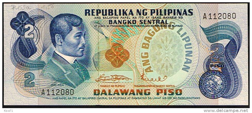 2 Piso  "PHILIPPINES"      P159a  UNC  Ro 47 - Philippines