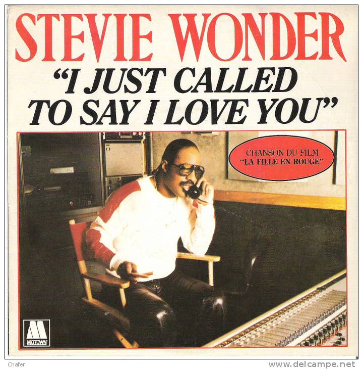 Vinyle 45 Tours - Stevie Wonder - I Just Called To Say I Love You - 1984 - Motown - Disco, Pop