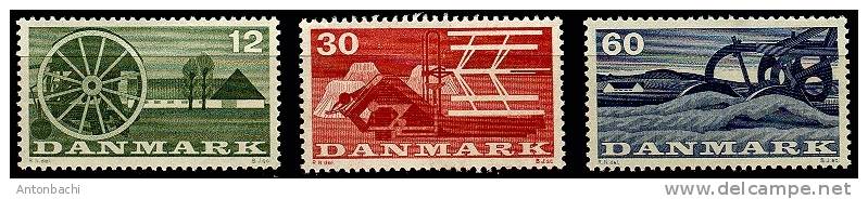 DANEMARK / DENMARK / DINAMARCA - 1960 - * - YT 386-388 - Unused Stamps