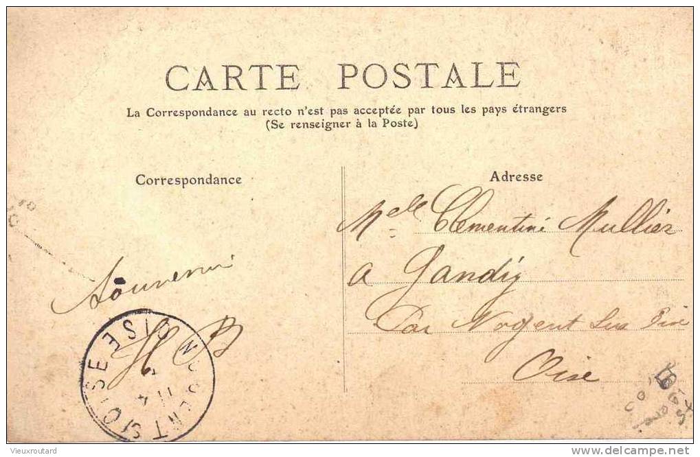 CPA.  ANIMEE. BUTTES CHAUMONT. ALLEE PETITE CASCADE. - Arrondissement: 19