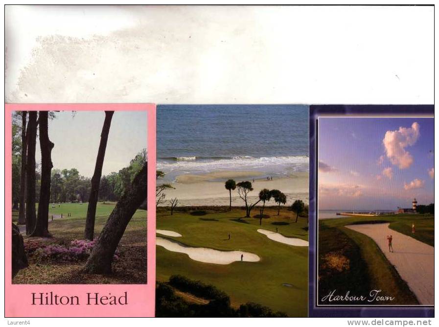 Golf Green Postcards - Cartes Postale De Terrain De Golf - Golf