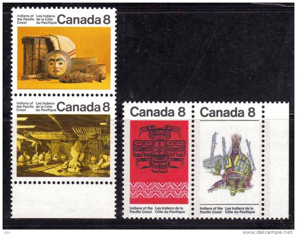 Canada 1974  N°Y.T. :  521 à 524** - Neufs