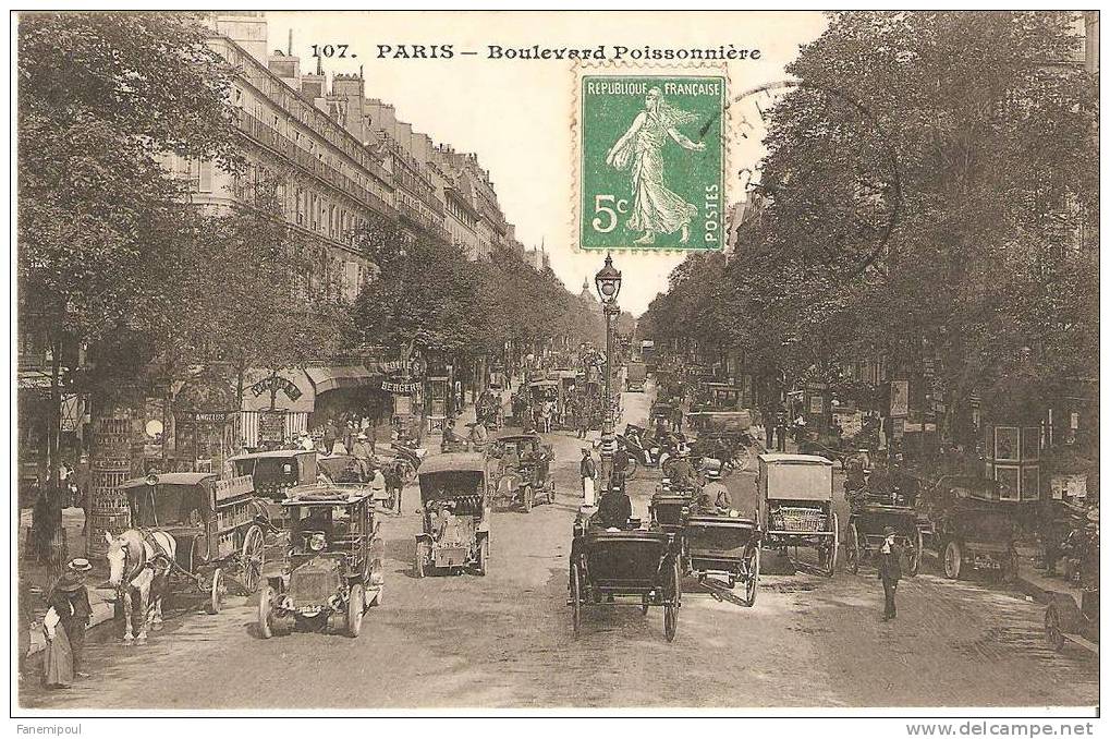 PARIS .  Boulevard  Poissonnière - Arrondissement: 02