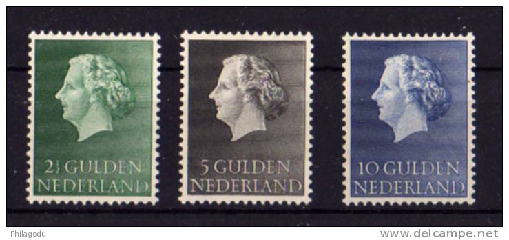 Reine Juliana, N° 631 A-B-C**   Cote 39,25 €   ++ Postfrich ++  Mint N.H. - Unused Stamps