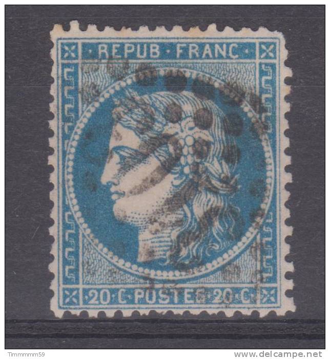 Lot N°7650  N°37 Bleu, Oblit GC 3103 REIMS (49) - 1870 Siège De Paris