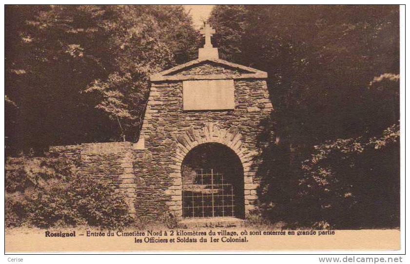 ROSSIGNOL - Entrée Du Cimetière Nord. - Tintigny