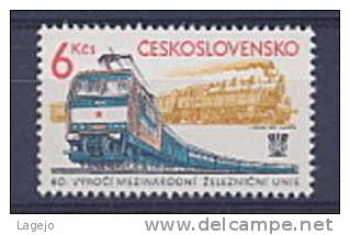 TCHECOSLOVAQUIE 2480 Chemins De Fer - Unused Stamps