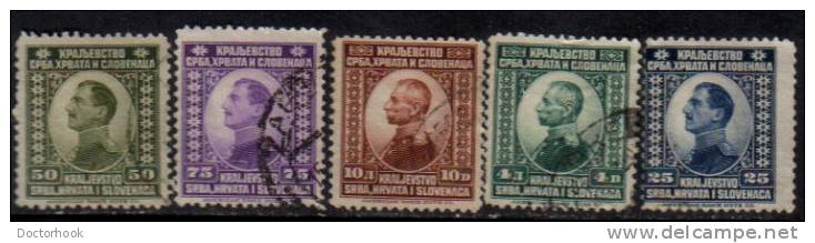 YUGOSLAVIA   Scott #  1-14  F-VF USED - Usados