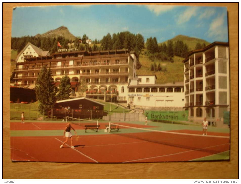 Suiza Suisse Switzerland Derby Hotel Davos - Tenis