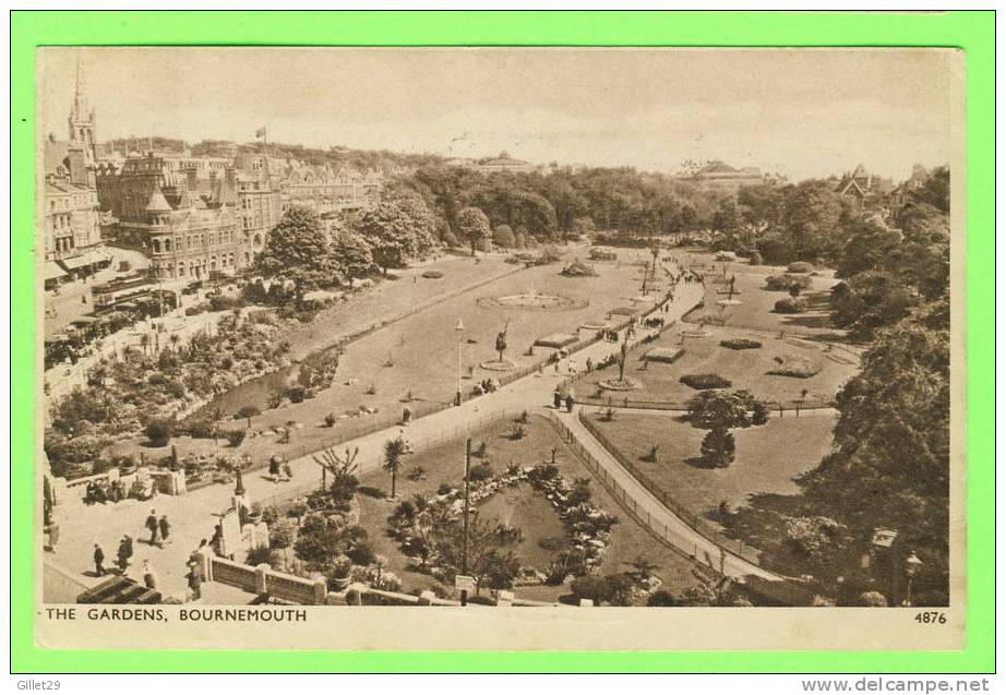 BOURNEMOUTH - THE GARDENS - ANIMATED - TRAVEL IN 1948 - SOLOGRAPH - PUB E.A. SWEETMAN & SON LTD - - Other & Unclassified