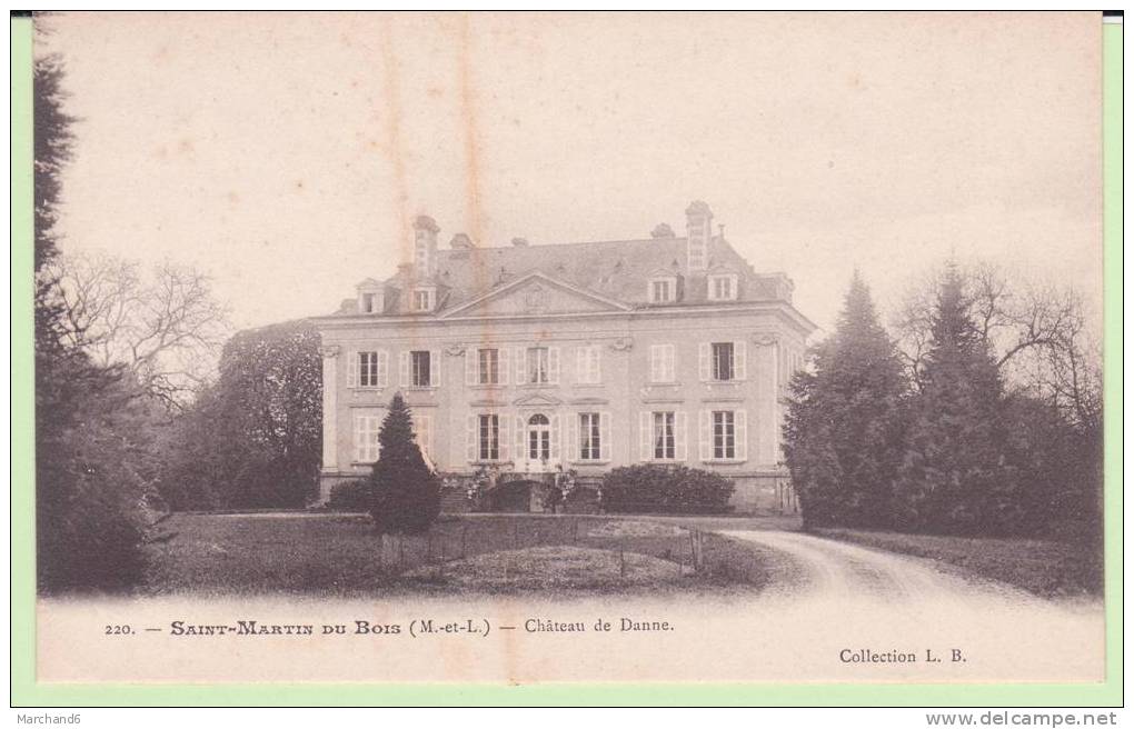 MAINE ET LOIRE.SAINT MARTIN DU BOIS.CHATEAU DE DANNE - Autres & Non Classés