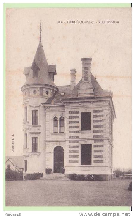 MAINE ET LOIRE.TIERCE.VILLA RONDEAU - Tierce