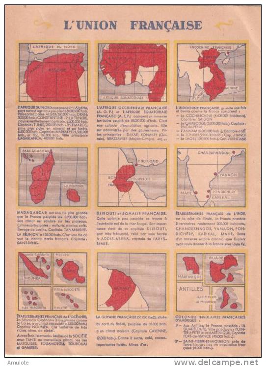 Protège-cahier  Produits  FLAMBO UNION FRANCAISE - Schutzumschläge