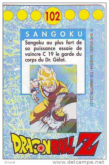 A -DRAGON BALL Z 102 SANGOKU BON ETAT - Dragonball Z