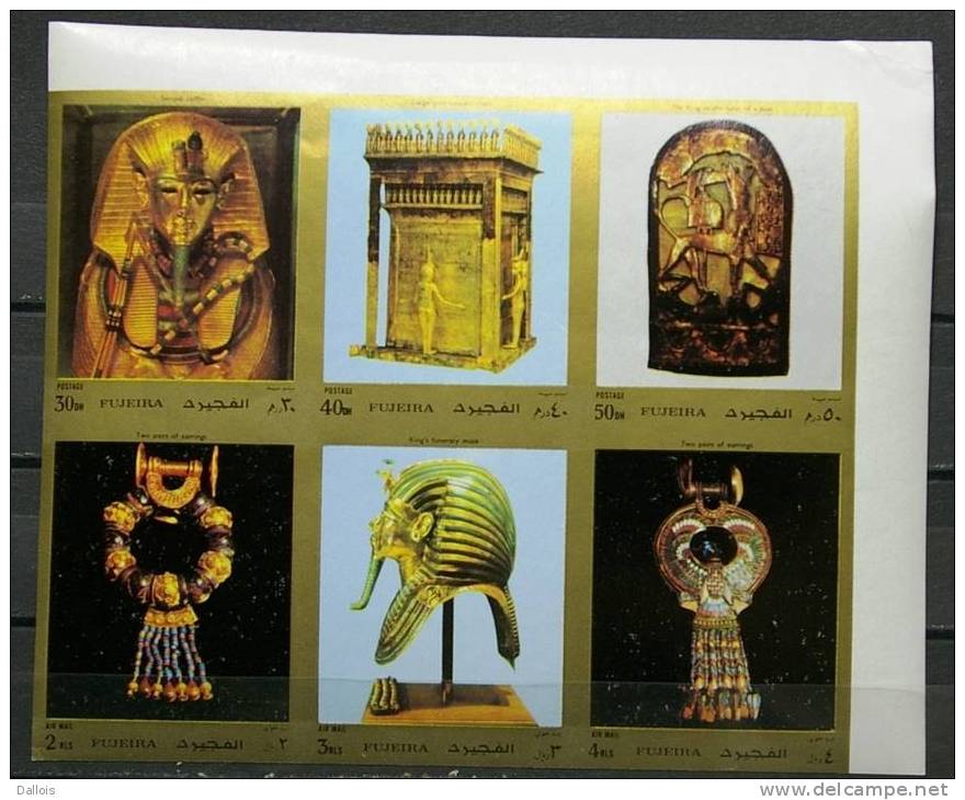 Fujeira - 1972 - Antiquités égyptiennes - Non Dentelés - Neufs - Egyptology