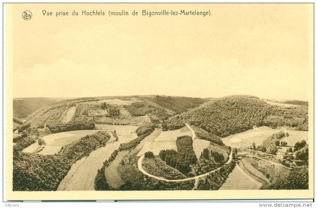 Vue Prise Du Hochfels (moulin De Bigonville-lez-Martelange) - Martelange