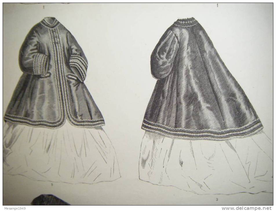 Robes Confections Pour Le Printemps 1863-- Maison Veuve Robert A Paris -prime Extra Offerte -moniteur Des Dames Etc... - Sonstige & Ohne Zuordnung