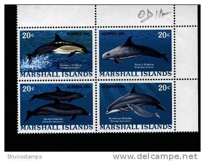 MARSHALL ISLANDS - 1984  AUSIPEX '84 EXPO  BLOCK  MINT NH - Marshall Islands