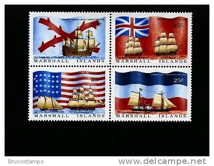 MARSHALL ISLANDS - 1988  W. MARSHALL BICENTENARY  BLOCK  MINT NH - Marshall Islands