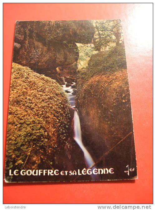 CPSM  1972-(29-FINISTERE) -HUELGOAT-LE GOUFFRE ET SA LEGENDE-CARTE EN BON ETAT - Huelgoat