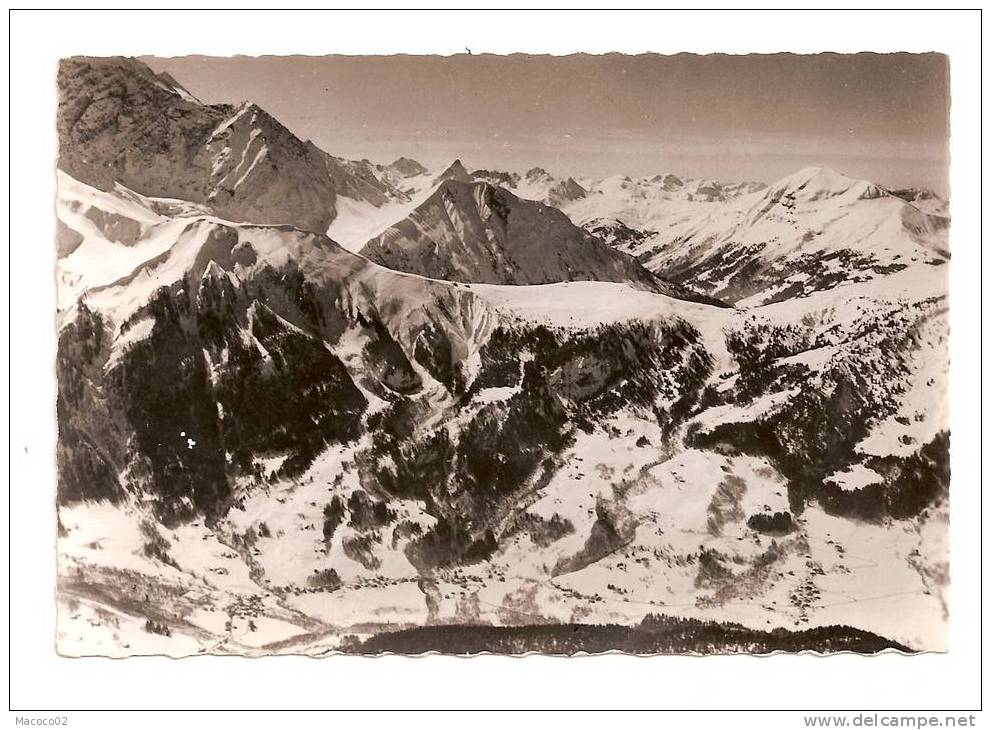 LES HOUCHES Dpt 74 Vue Générale Des Pistes, Remontée Mécanique Et Le Plateau De Bellevue CPSM 10x15 De 1959 ETAT SUPERBE - Les Houches