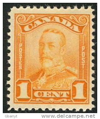 Canada Scott # 149 MNH VF 1 Cent Orange George V "Scroll" Issue...........................M2 - Unused Stamps